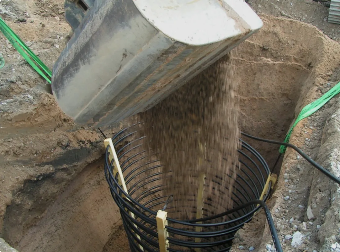 Vertical borehole geothermal system