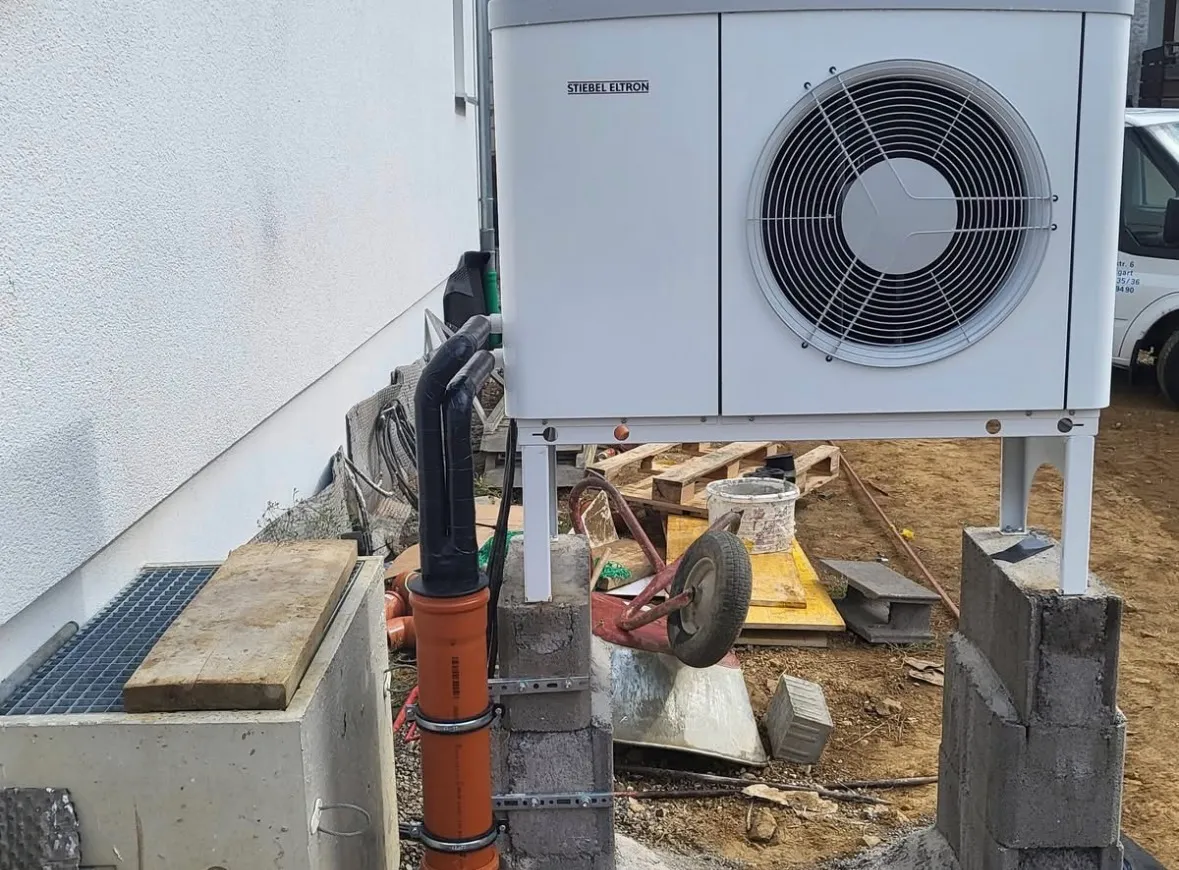 STIEBEL ELTRON HPA-O 8 CS Plus — kompletny montaż systemu – 4